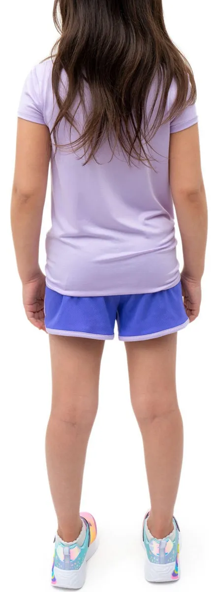 Foto 6 pulgar | Skechers Conjunto Para Niña, 4 Piezas De Camisetas Y Shorts, Cómodos, Perfectos Para Jugar Y Pasear