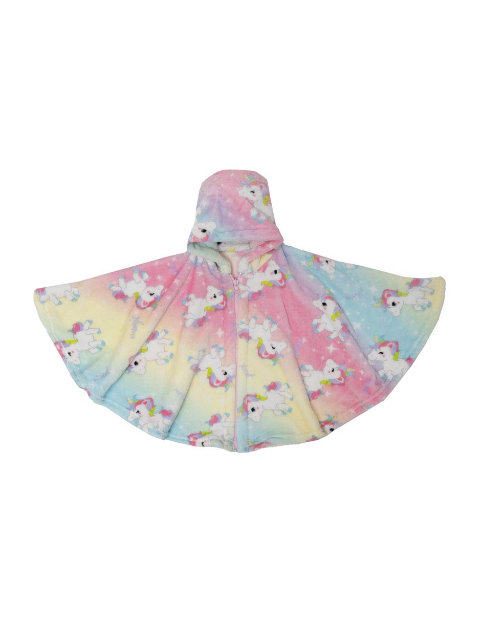 Poncho Unicornio Multicolor