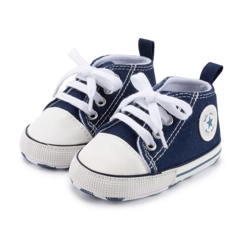 Foto 3 pulgar | Tenis Denali Azul Marino 6-18 Meses Zapatito Clásico de Bebé