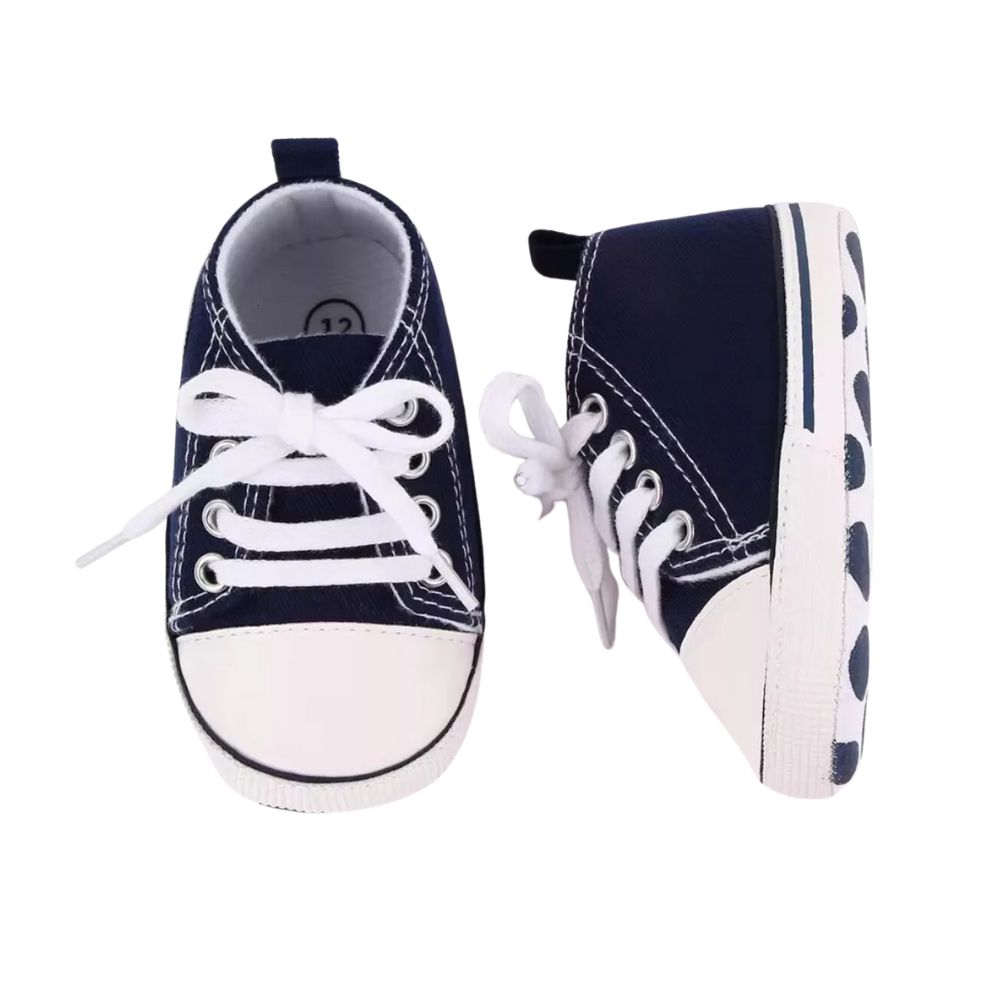Foto 4 pulgar | Tenis Denali Azul Marino 6-18 Meses Zapatito Clásico de Bebé