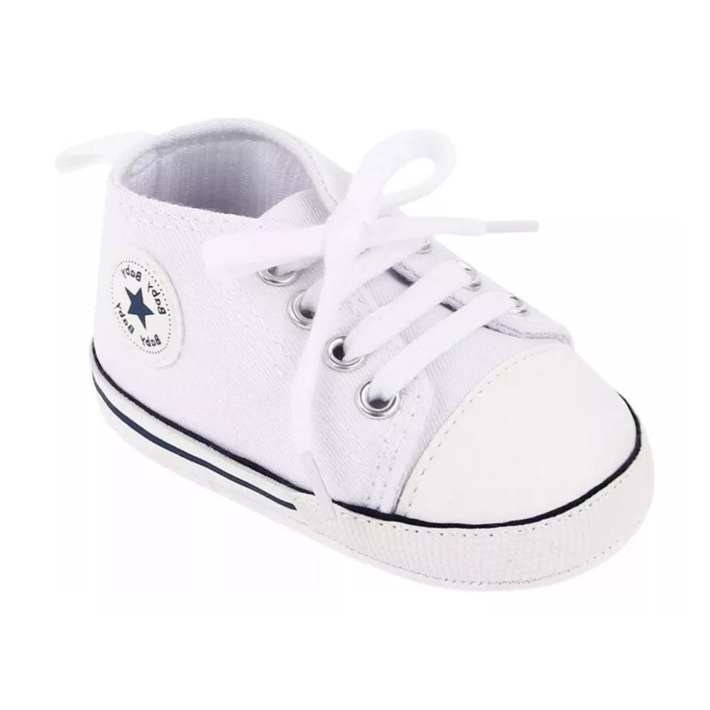 Tenis De Bebé Denali Blanco  6-18 Meses Zapatito Clásico