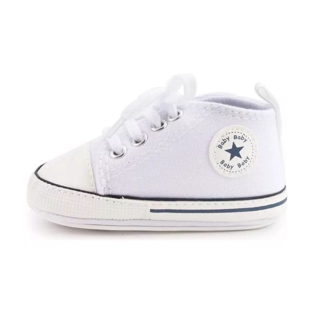 Foto 3 pulgar | Tenis De Bebé Denali Blanco  6-18 Meses Zapatito Clásico