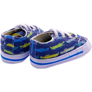 Foto 4 | Tenis para Bebés Luulu con Estampado de Cocodrilos Azul