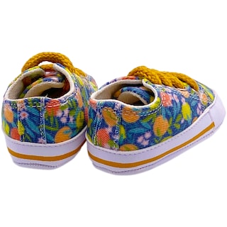 Foto 4 | Tenis para Bebés Luulu Bb-010a-Limones Amarillo de Tela Suave con Suela Flexible