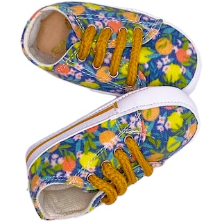 Foto 6 | Tenis para Bebés Luulu Bb-010a-Limones Amarillo de Tela Suave con Suela Flexible