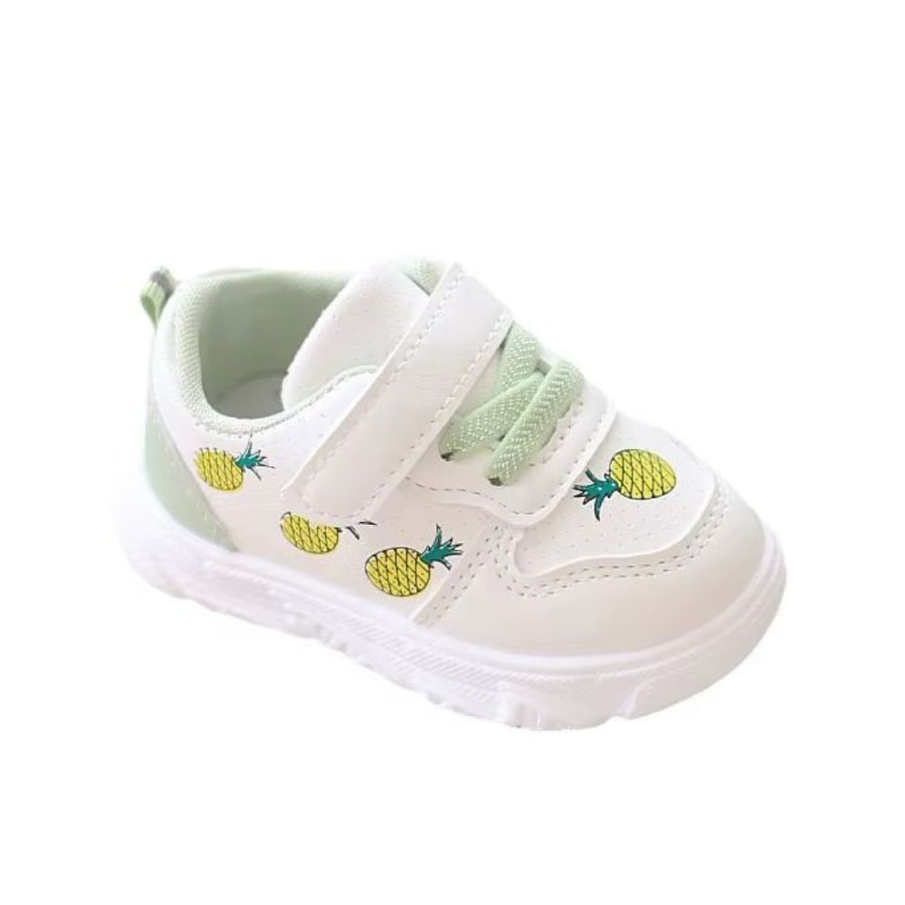 Foto 2 pulgar | Tenis De Frutas Denali Bebé Sneaker Primeros Pasos Verde Suela Antiderrapante