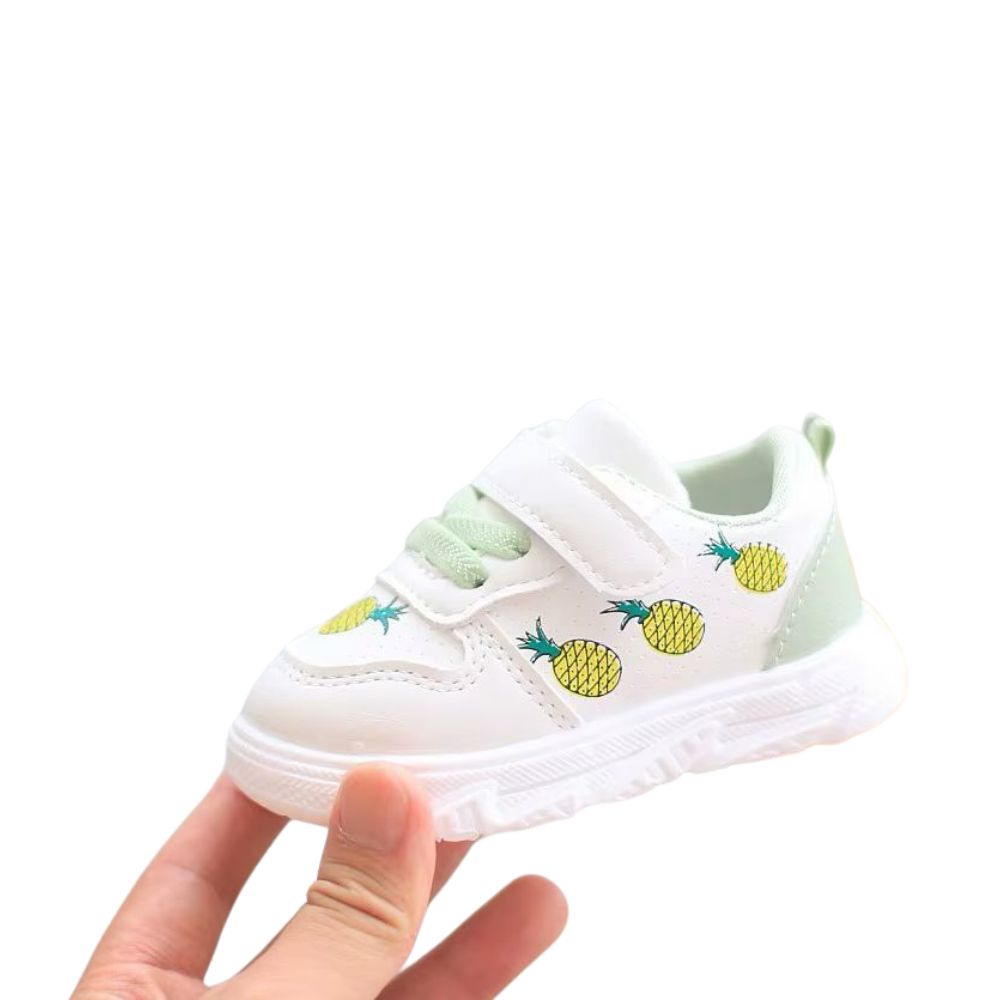 Foto 3 pulgar | Tenis De Frutas Denali Bebé Sneaker Primeros Pasos Verde Suela Antiderrapante