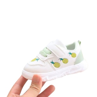 Foto 2 | Tenis De Frutas Denali Bebé Sneaker Primeros Pasos Verde Suela Antiderrapante