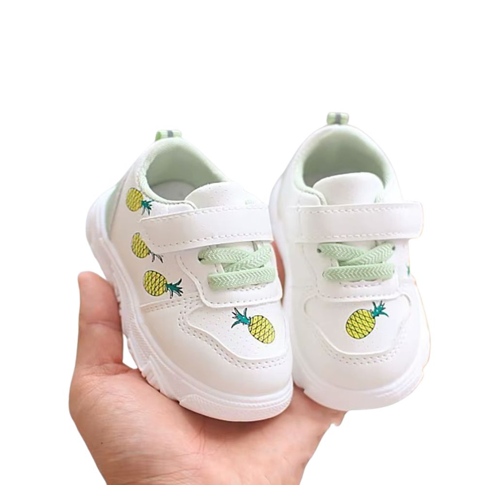 Foto 4 pulgar | Tenis De Frutas Denali Bebé Sneaker Primeros Pasos Verde Suela Antiderrapante