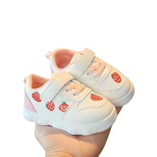 Foto 5 | Tenis De Frutas Denali Bebé Sneaker Primeros Pasos Rosa Suela Antiderrapante