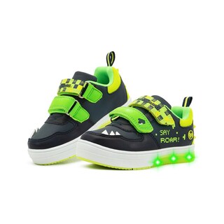 Foto 2 | Tenis Luz Led Dinosaurios Roar Bubble Gummers Marino 15-21 Verde Oscuro
