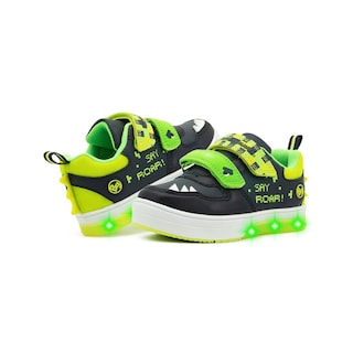 Foto 3 | Tenis Luz Led Dinosaurios Roar Bubble Gummers Marino 15-21 Verde Oscuro