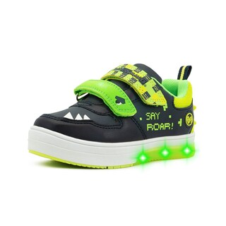 Foto 5 | Tenis Luz Led Dinosaurios Roar Bubble Gummers Marino 15-21 Verde Oscuro