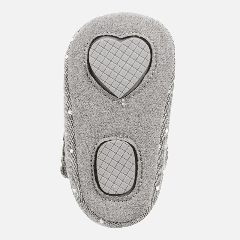 Foto 5 pulgar | Zapato Para Bebé Niña Gris Puntos Mayoral