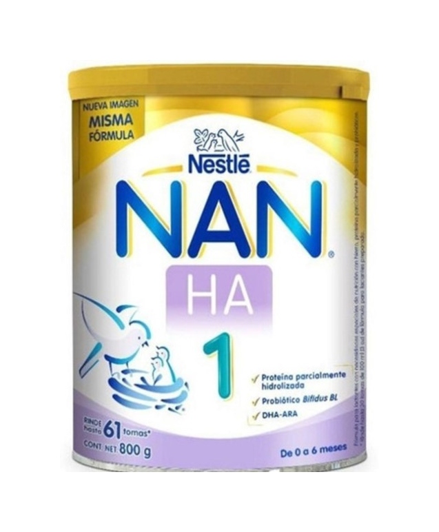 Foto 1 | Fórmula Láctea NAN-HA 1 Nestle Lata PVO 800 G