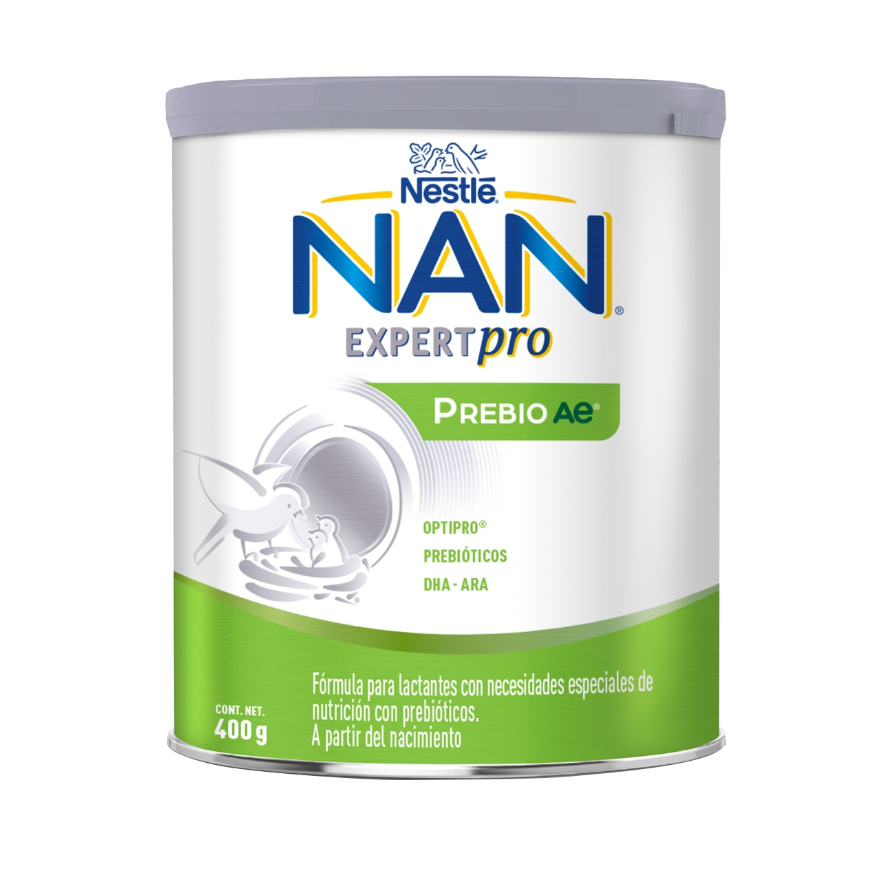 Foto 2 pulgar | Fórmula Nestlé Nan Expert Pro Prebio Ae de 0-12 Meses 400 g