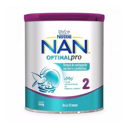 Fórmula de continuación Nan 2 Nestlé Optipro Lconfort 360 G