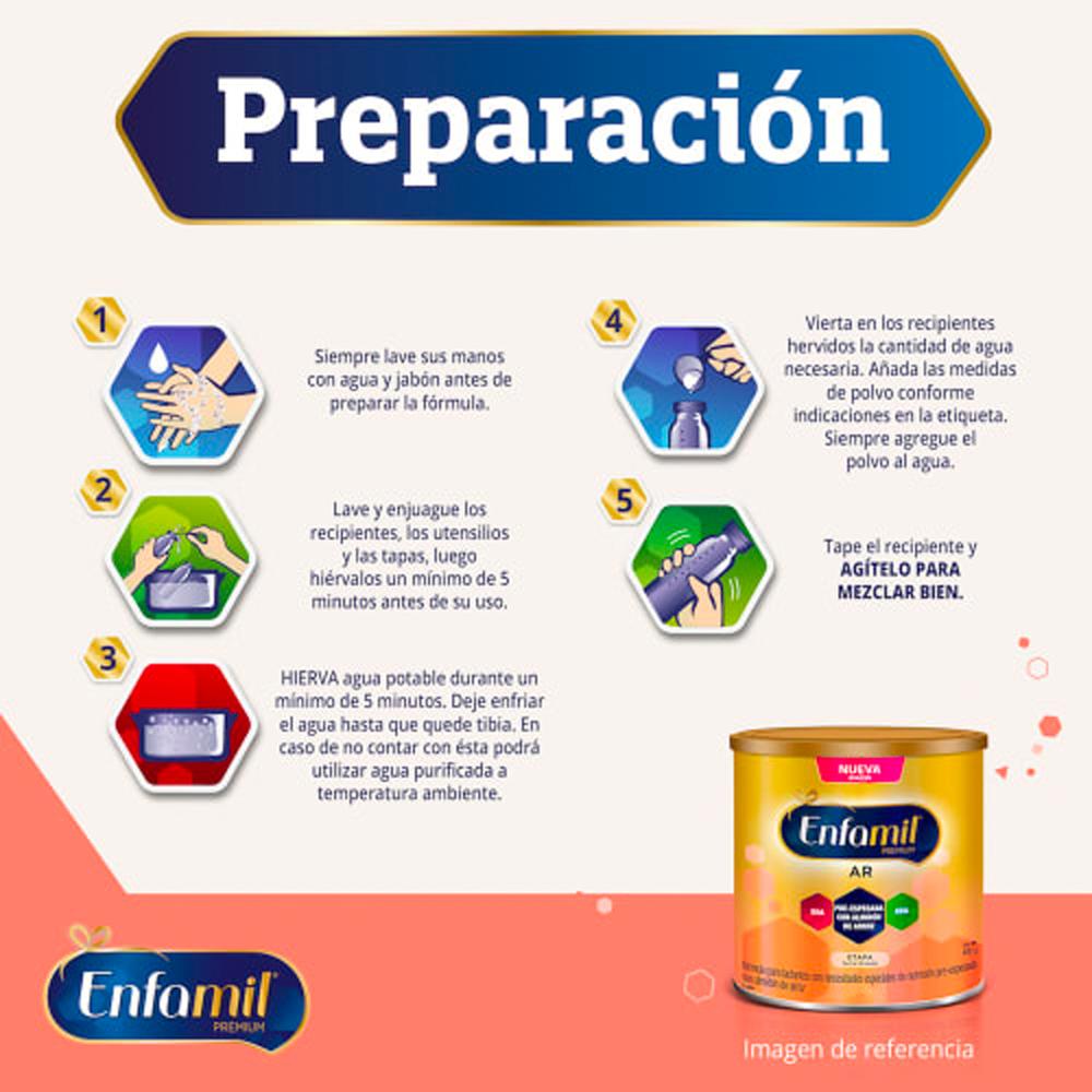 Foto 4 pulgar | Fórmula Infantil Enfamil AR Premium 0 a 6 Meses 400 g