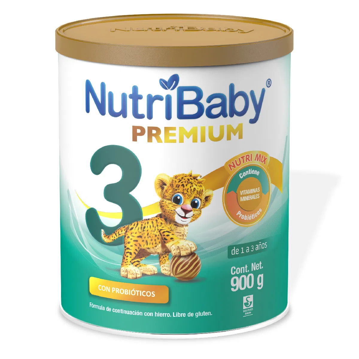 Foto 2 pulgar | Nutribaby Premium 3 1 A 3 Años 900 G