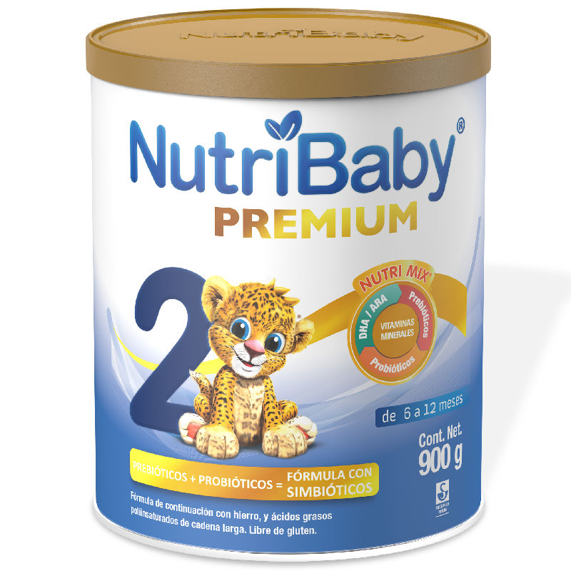 Foto 2 pulgar | Fórmula Láctea Infantil Con Simbióticos Etapa 2 Nutribaby 900 Gr Lata