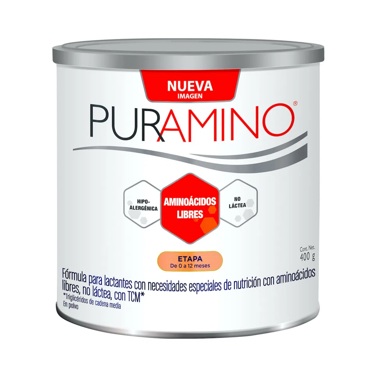 Fórmula Especializada Puramino 0 A 12 Meses 400 G