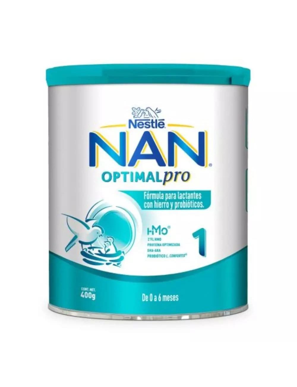 Foto 2 pulgar | Nan 1 Optimal Pro Lata 400 G- Nestlé