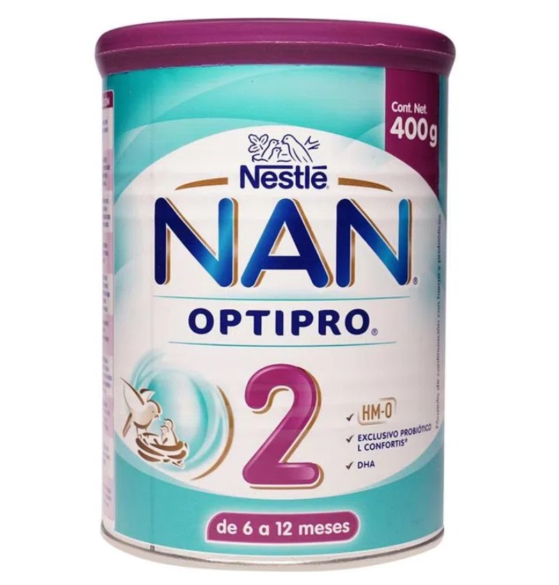 Foto 2 pulgar | Nan 2 Optipro L Confortis 6-12 Meses 400 G-nestlé