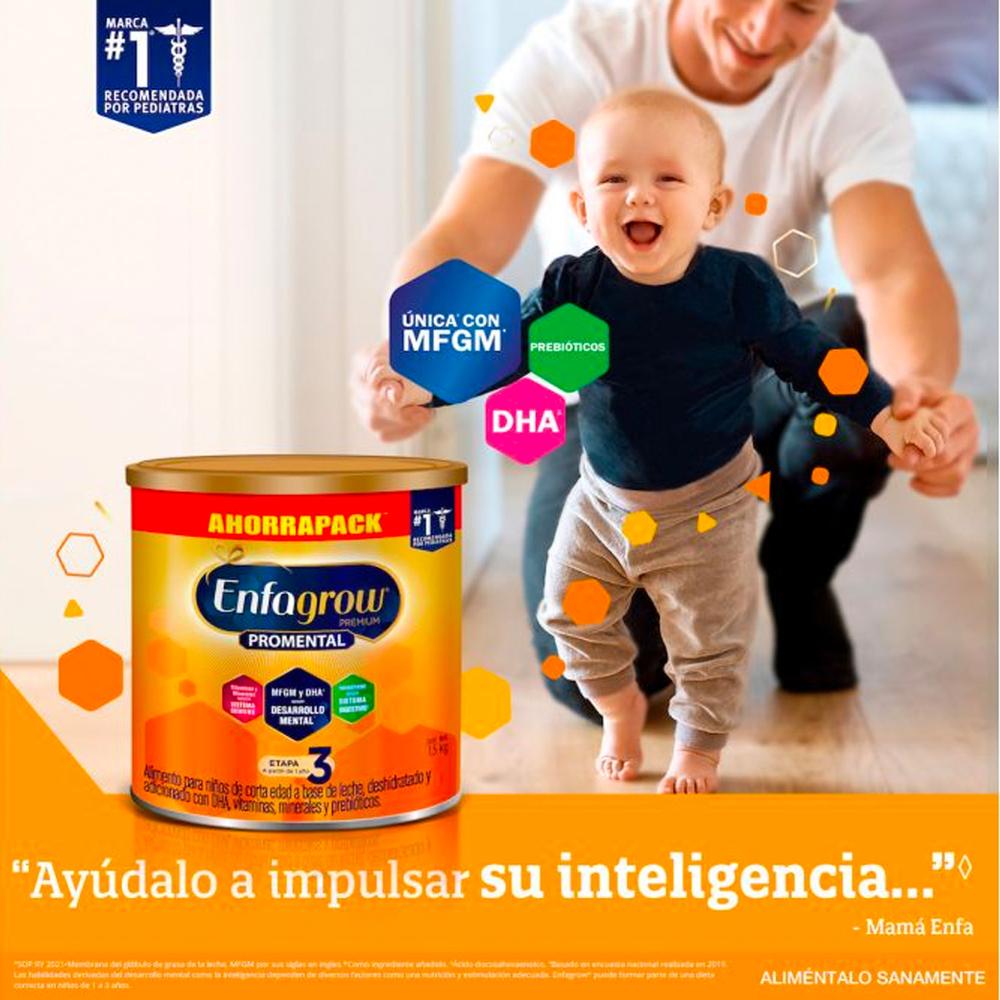 Foto 3 pulgar | Fórmula Láctea Infantil Etapa 3 +1 Año Enfagrow 1.5 Kg