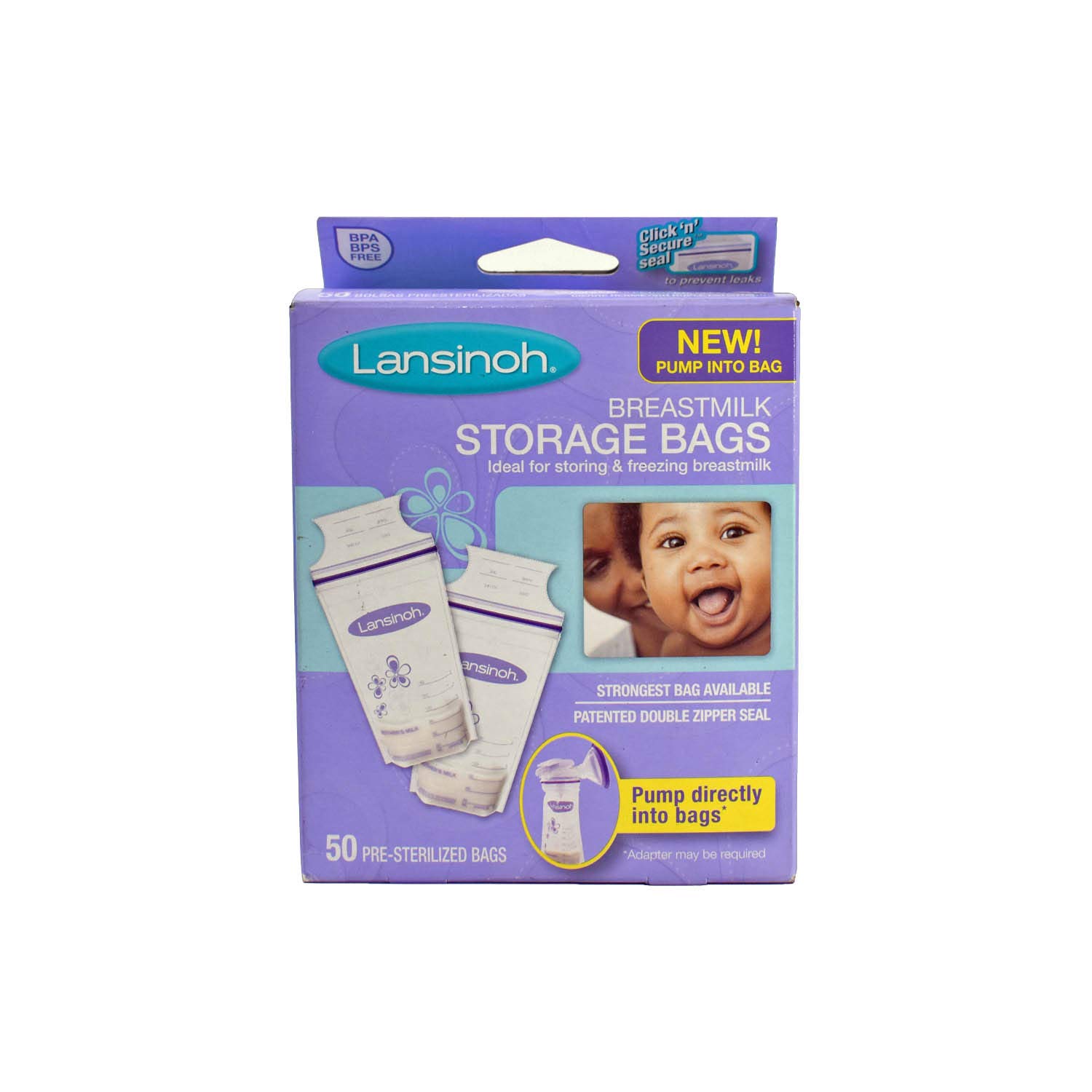 Foto 2 pulgar | Bolsas De Almacenamiento De Leche Materna Lansinoh 50 Bolsas (paquete De 3) - Venta Internacional.