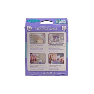 Foto 2 | Bolsas De Almacenamiento De Leche Materna Lansinoh 50 Bolsas (paquete De 3) - Venta Internacional.