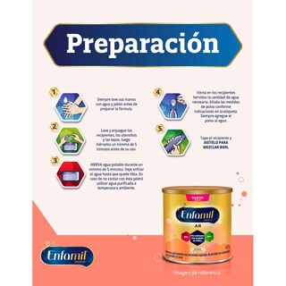 Foto 2 | Fórmula Infantil Especializada Enfamil A.r. 900 G