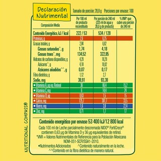 Foto 3 | Fórmula Infantil Nido Edad Escolar, 2.88kg 1pz
