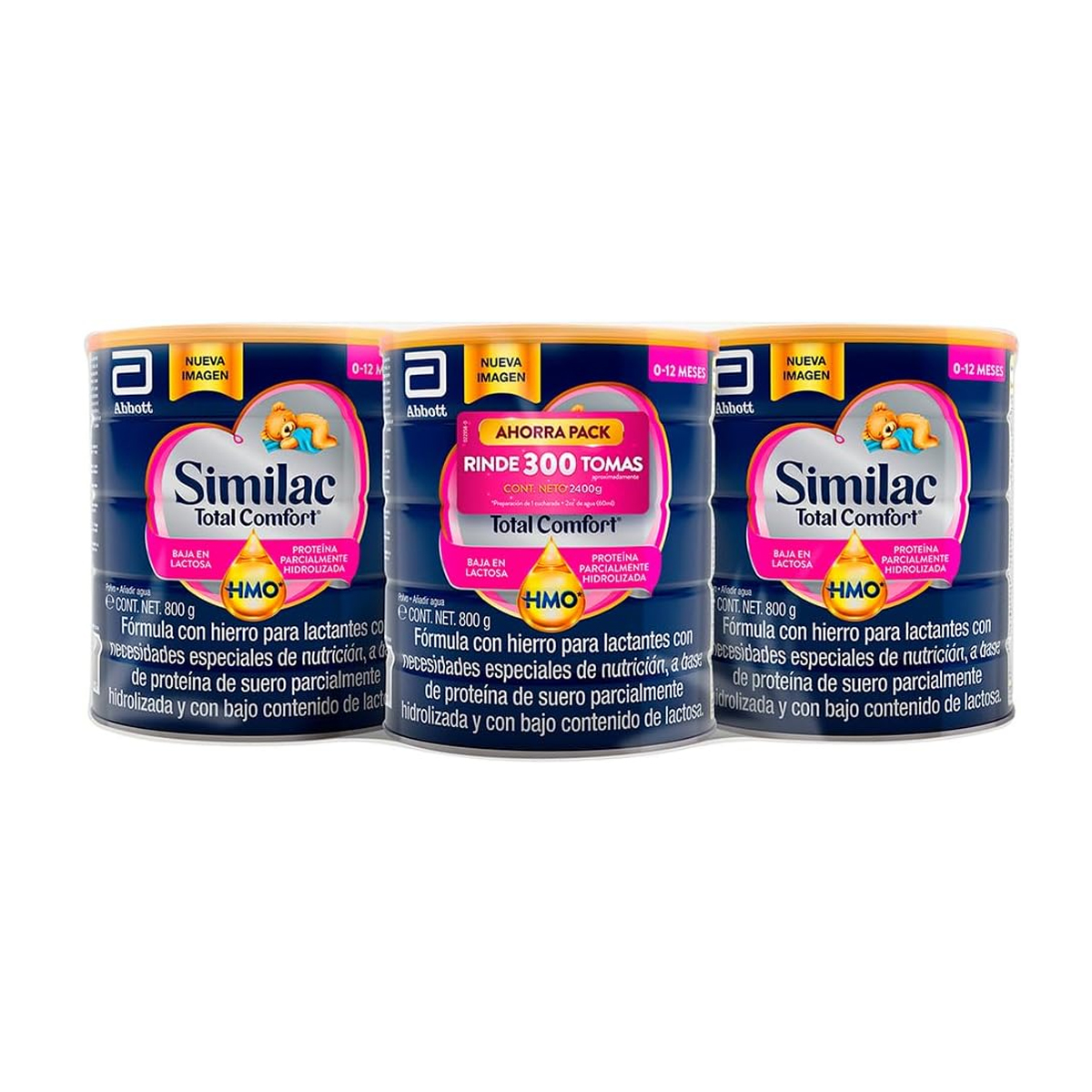 Foto 2 pulgar | Fórmula Infantil Similac Total Comfort Etapa 1, 800gr 3pz