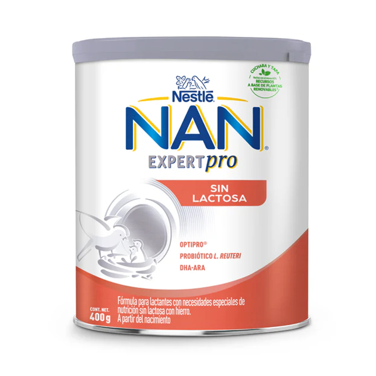Foto 2 | Fórmula Infantil Nan Expert Pro Sin Lactosa, 400gr 3pz