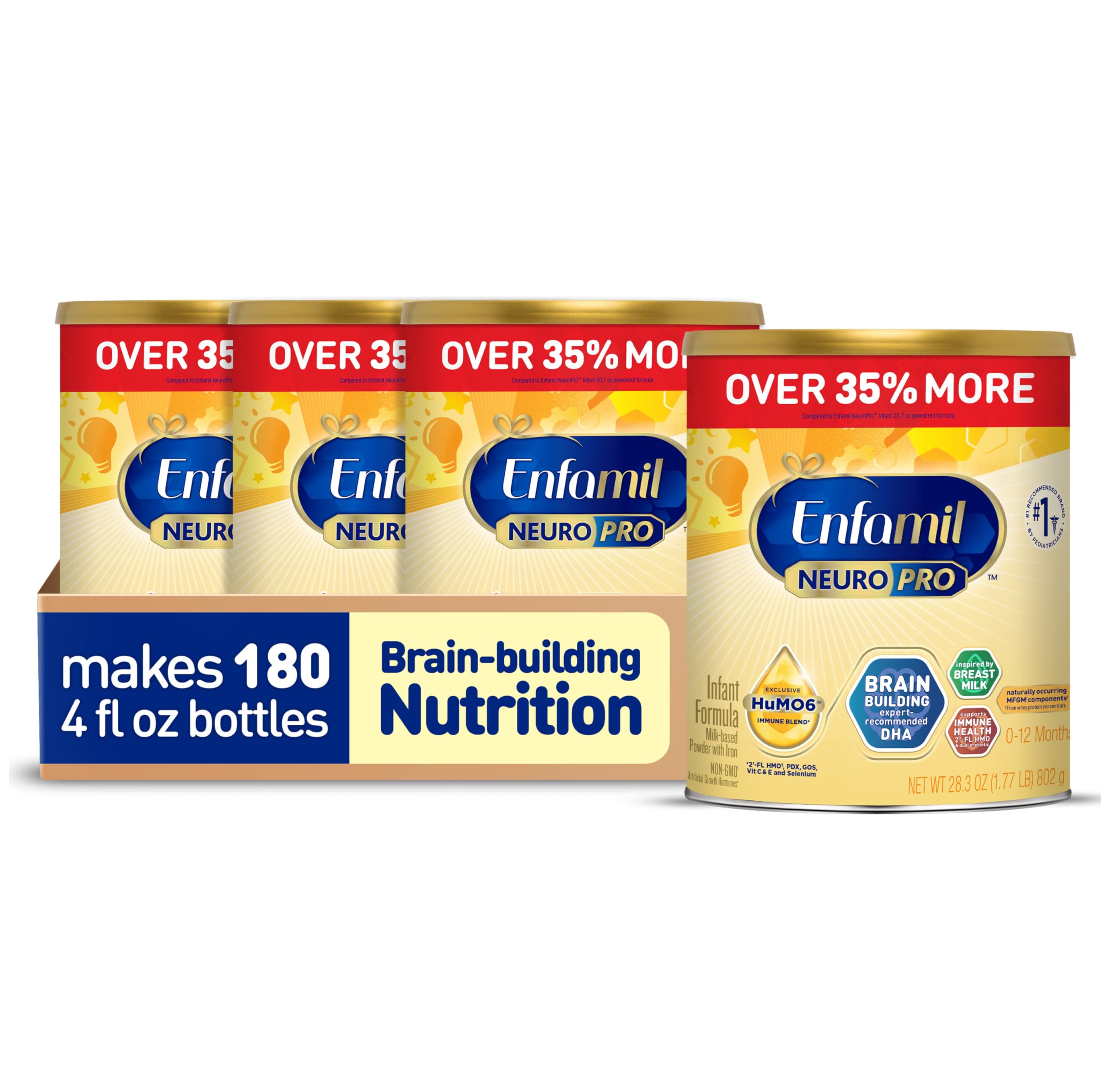 Foto 2 pulgar | Fórmula Para Bebés Enfamil Neuropro A Base De Leche 3350 Ml Sin Ogm - Venta Internacional.