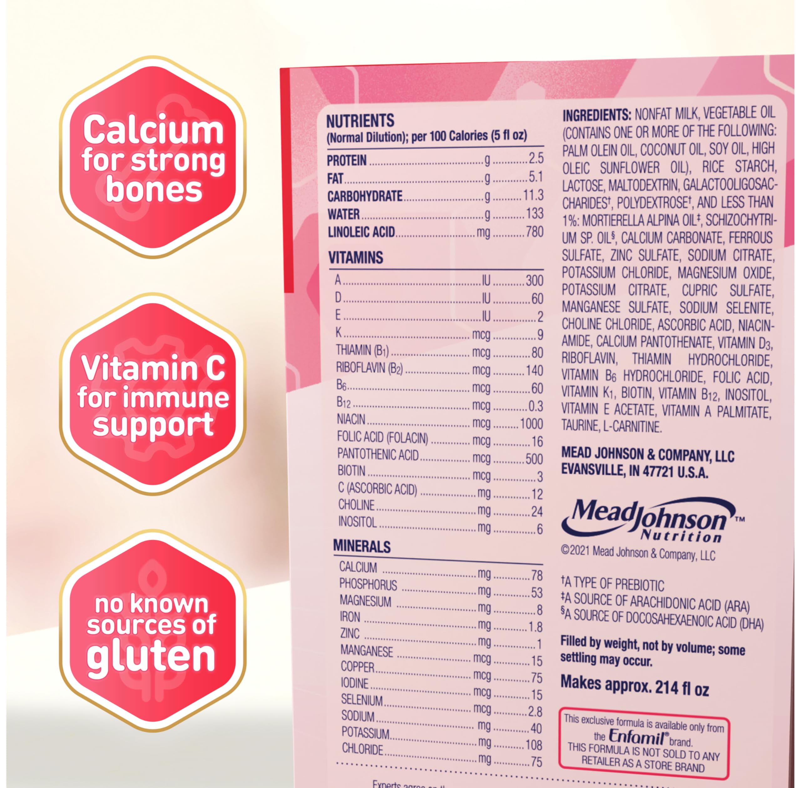 Foto 4 pulgar | Baby Formula Enfamil A.r. Almidón De Arroz Agregado, 900 G, Paquete De 4 - Venta Internacional.