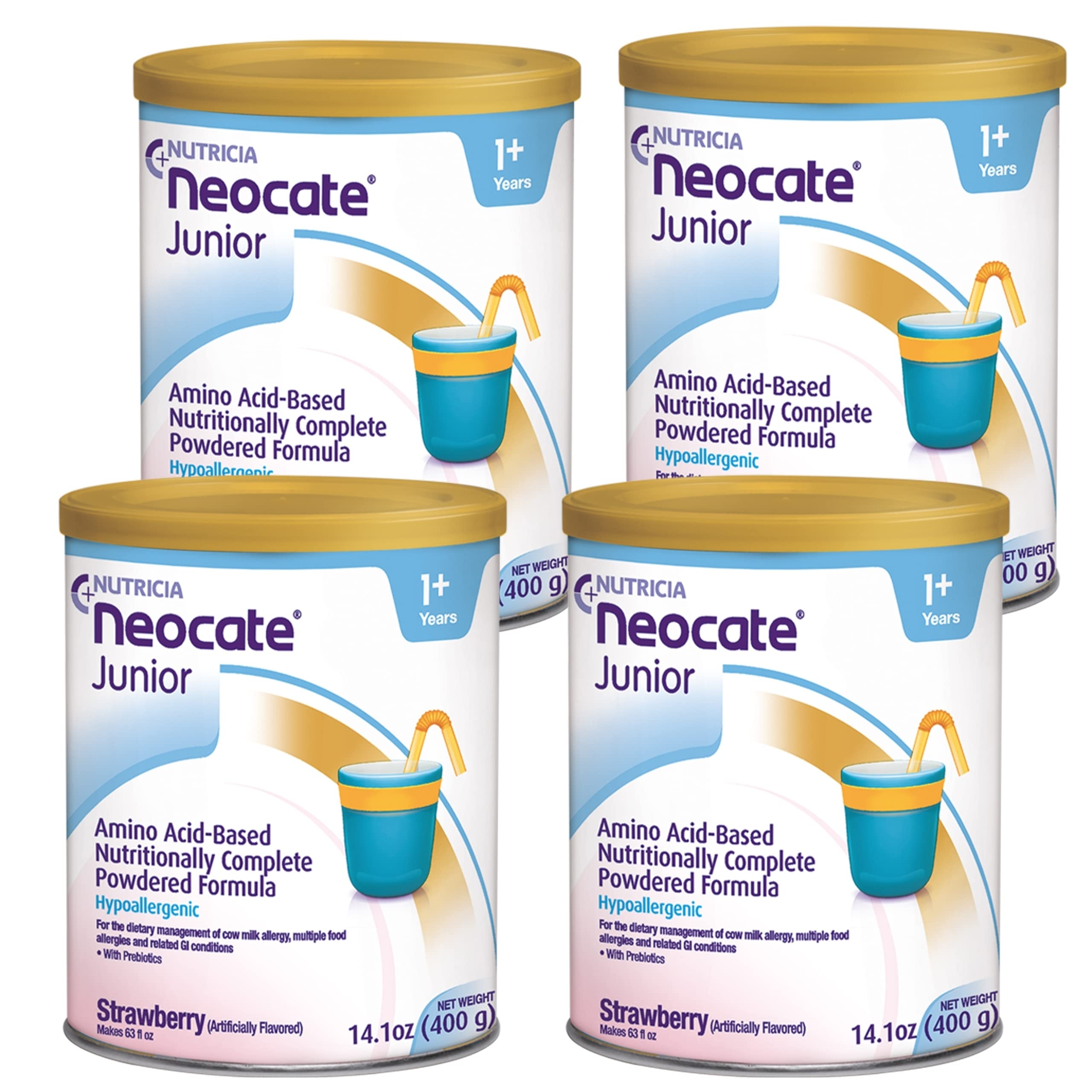 Foto 2 pulgar | Fórmula Neocate Junior Hipoalergénica Sin Lácteos 400 G X4 - Venta Internacional.