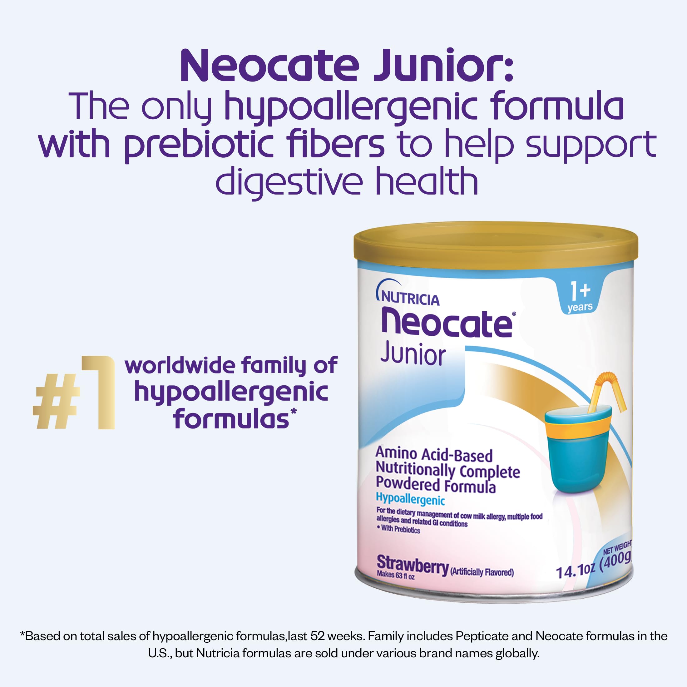 Foto 4 pulgar | Fórmula Neocate Junior Hipoalergénica Sin Lácteos 400 G X4 - Venta Internacional.