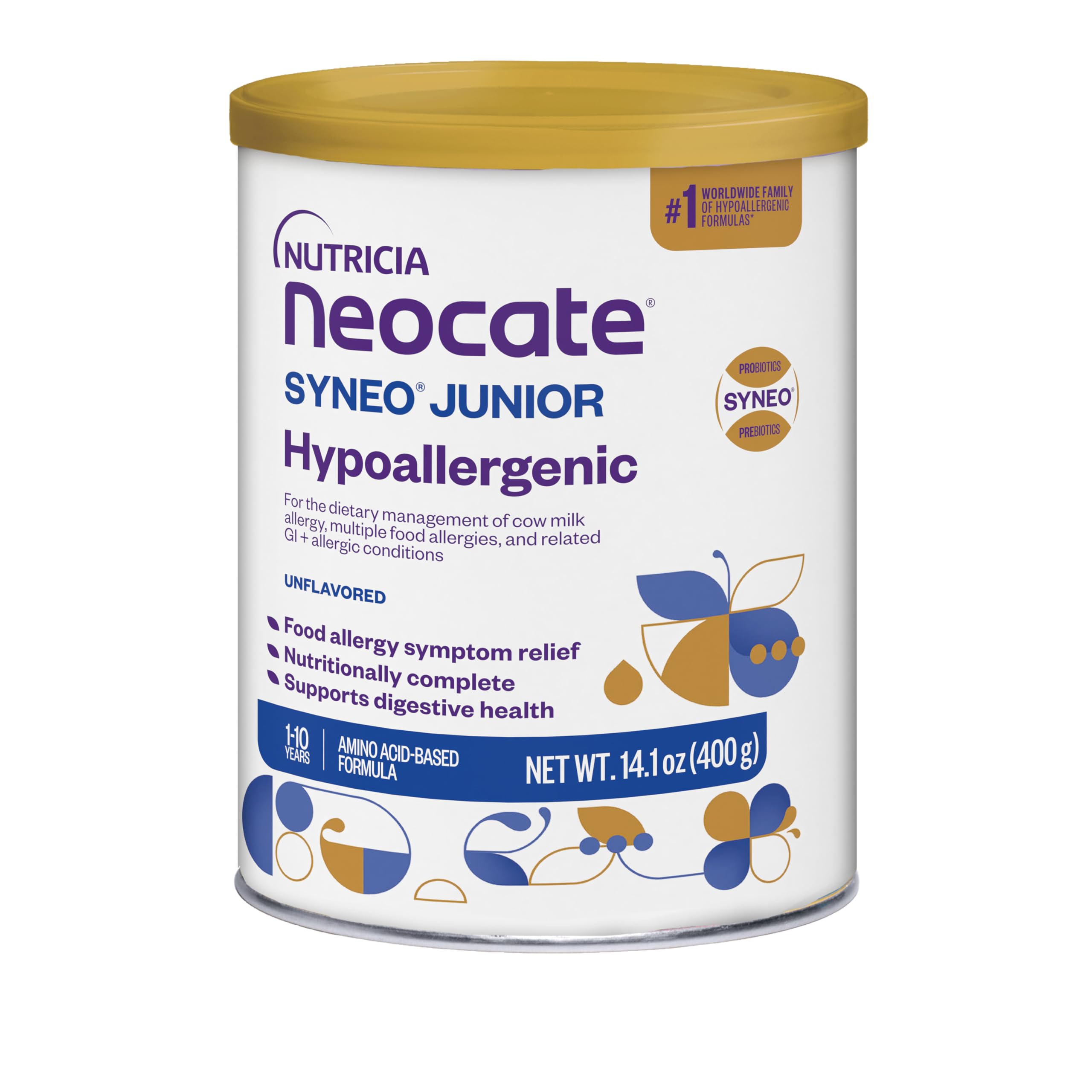 Foto 1 | Fórmula Neocate Syneo Junior, Hipoalergénica, 415 Ml, Más De 1 Año - Venta Internacional.
