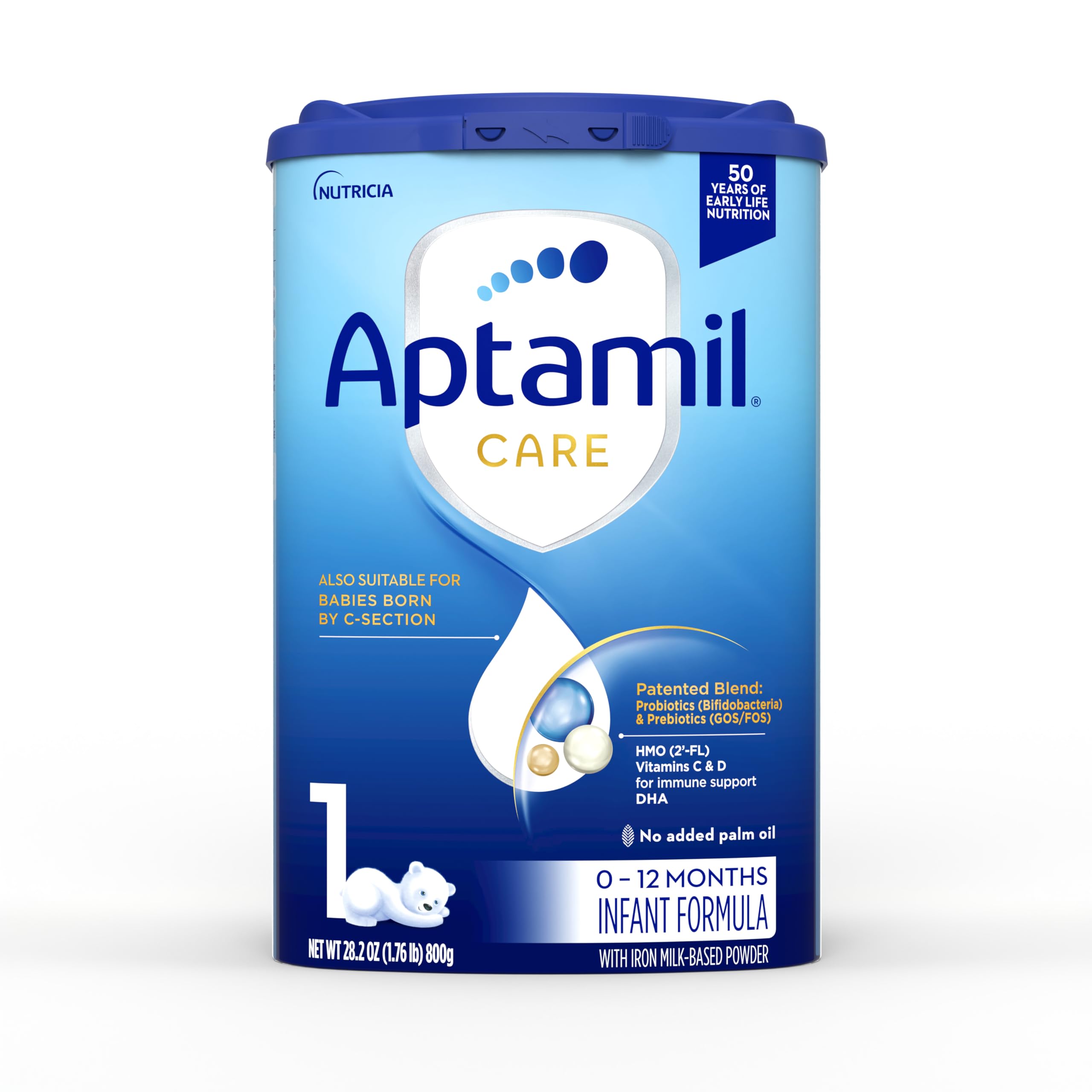 Foto 2 pulgar | Leche En Polvo Aptamil Care Stage 1 De Fórmula Infantil, 800 G - Venta Internacional.