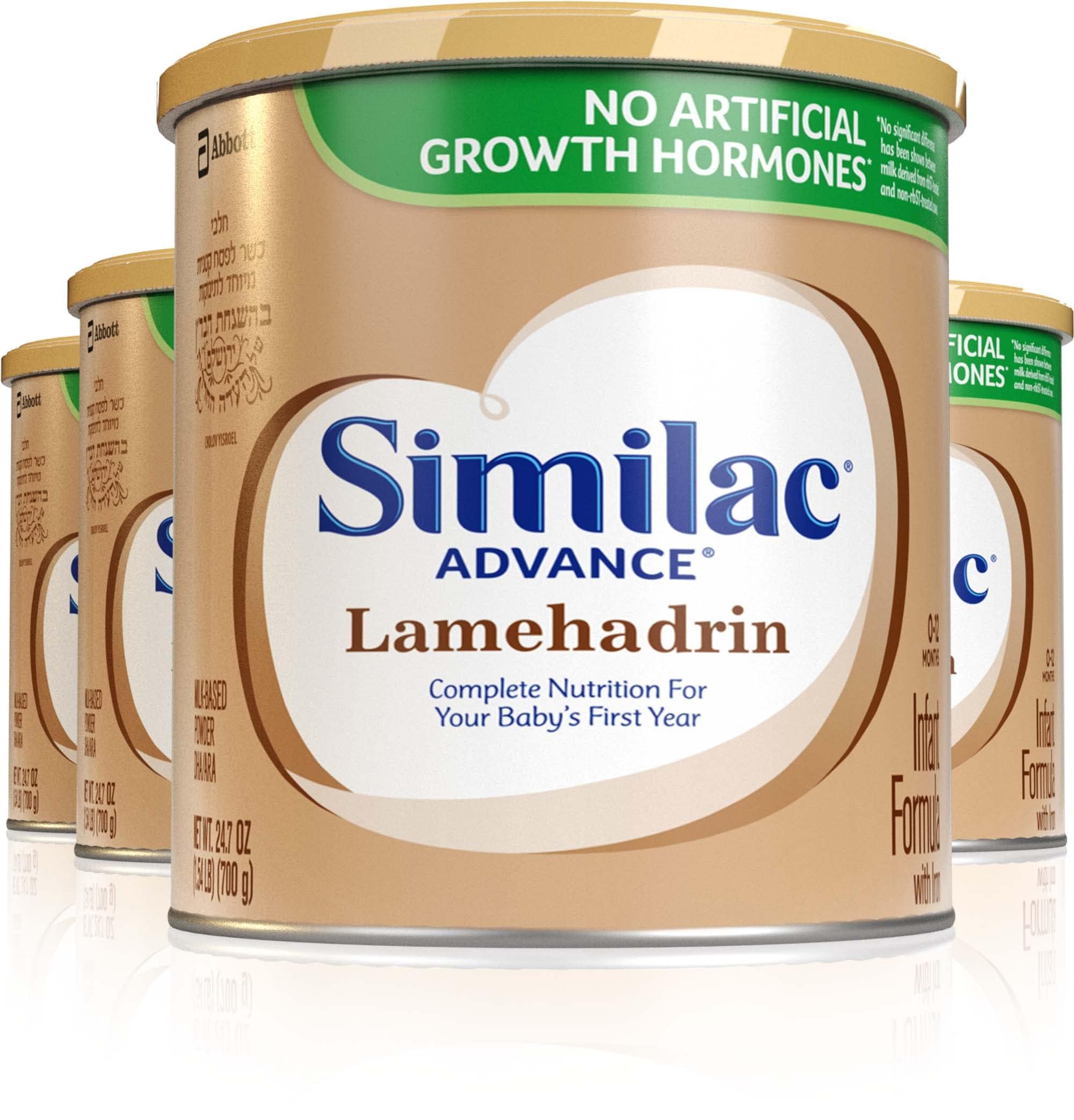 Foto 2 pulgar | Fórmula Infantil Similac Advance Lamehadarin Badatz 700 Ml (paquete De 4) - Venta Internacional.