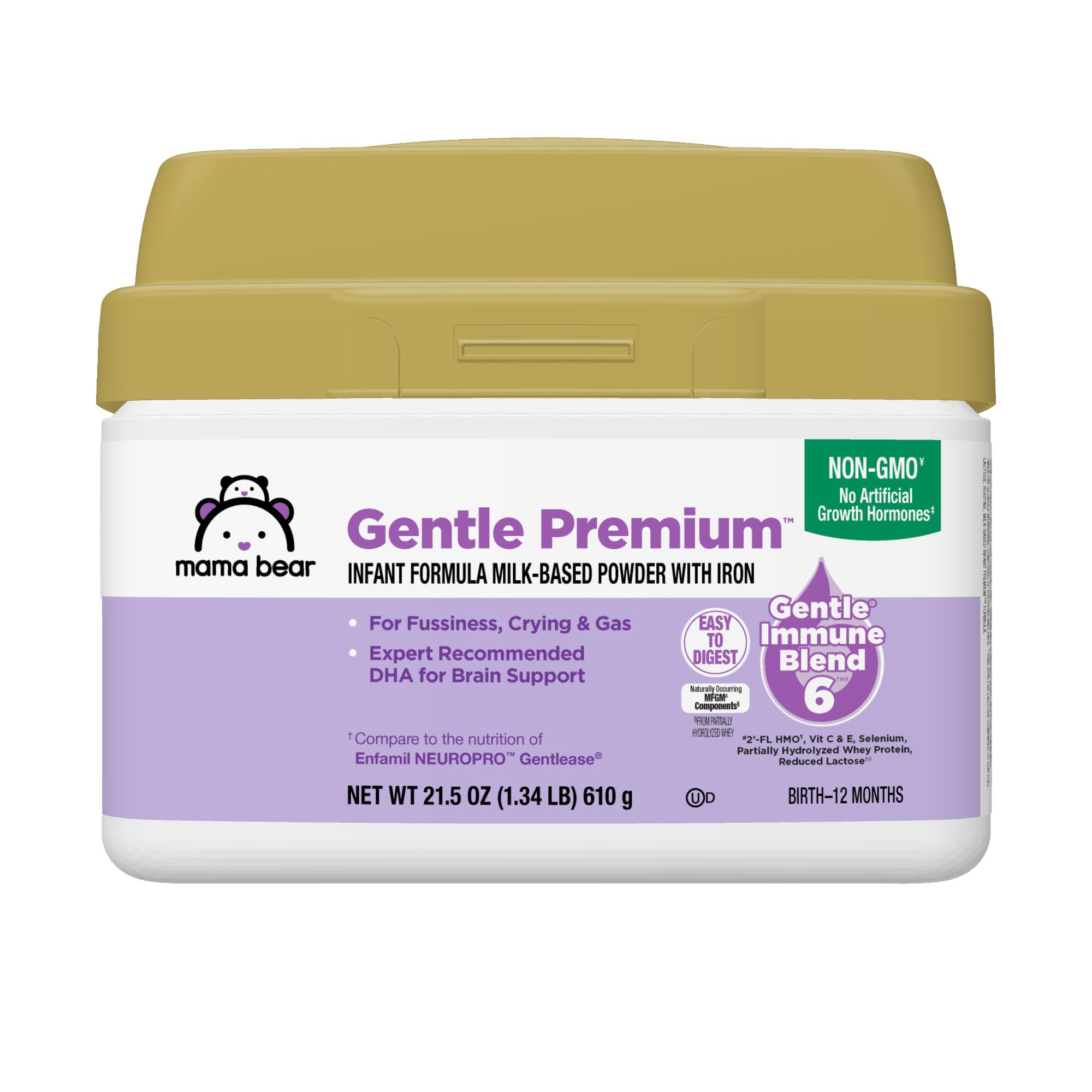 Foto 1 | Fórmula Para Bebés Mama Bear Gentle Premium 635 Ml Con Dha Y Hmo - Venta Internacional.