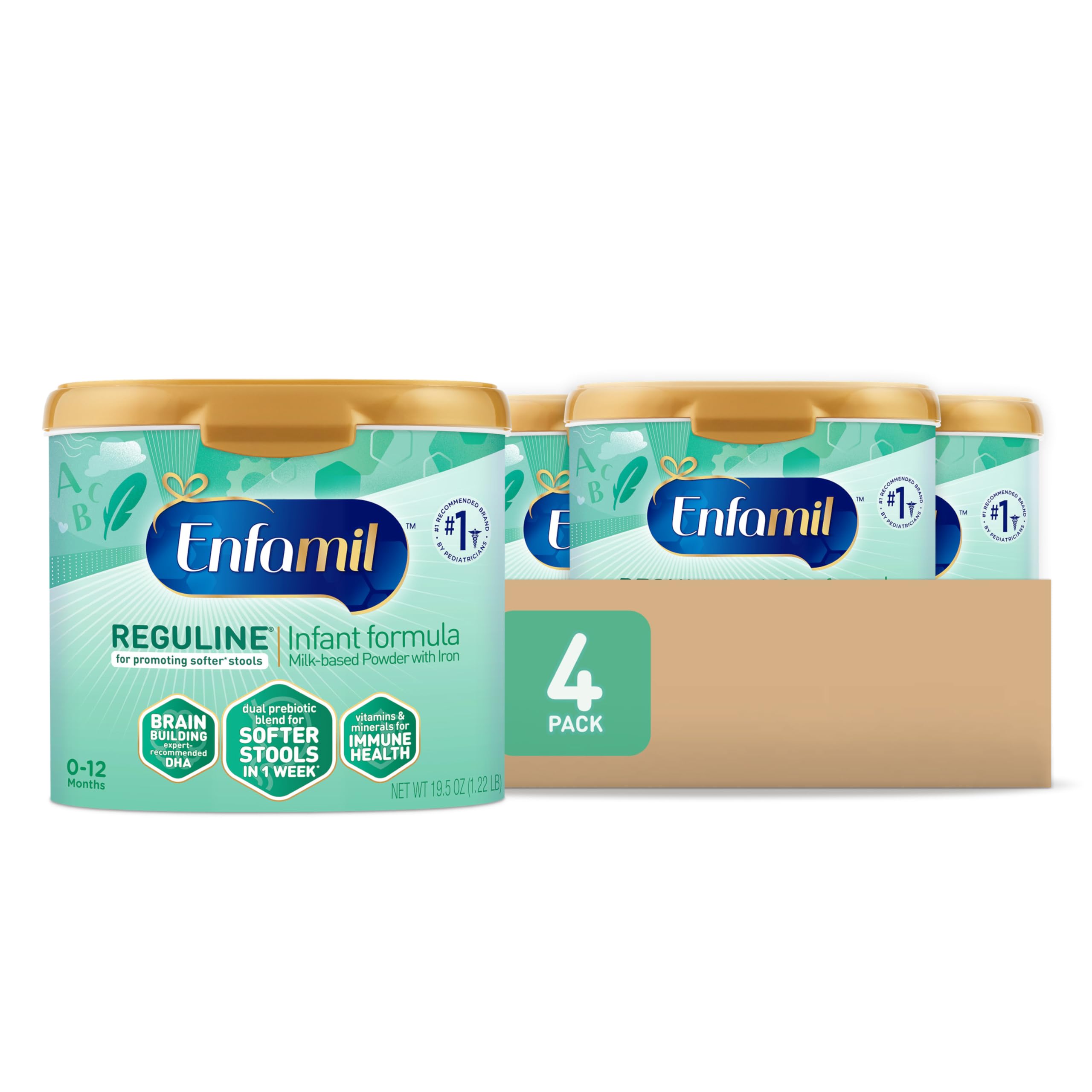 Foto 2 pulgar | Fórmula Para Bebés Enfamil Reguline A Base De Leche De 2,3 Kg Con Omega-3 Dha - Venta Internacional.