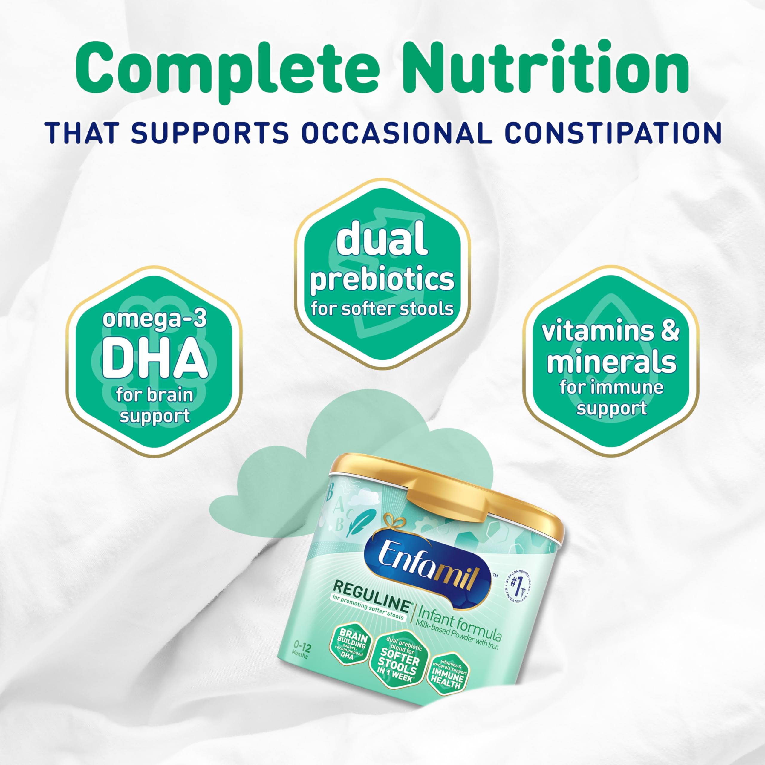 Foto 4 | Fórmula Para Bebés Enfamil Reguline A Base De Leche De 2,3 Kg Con Omega-3 Dha - Venta Internacional.
