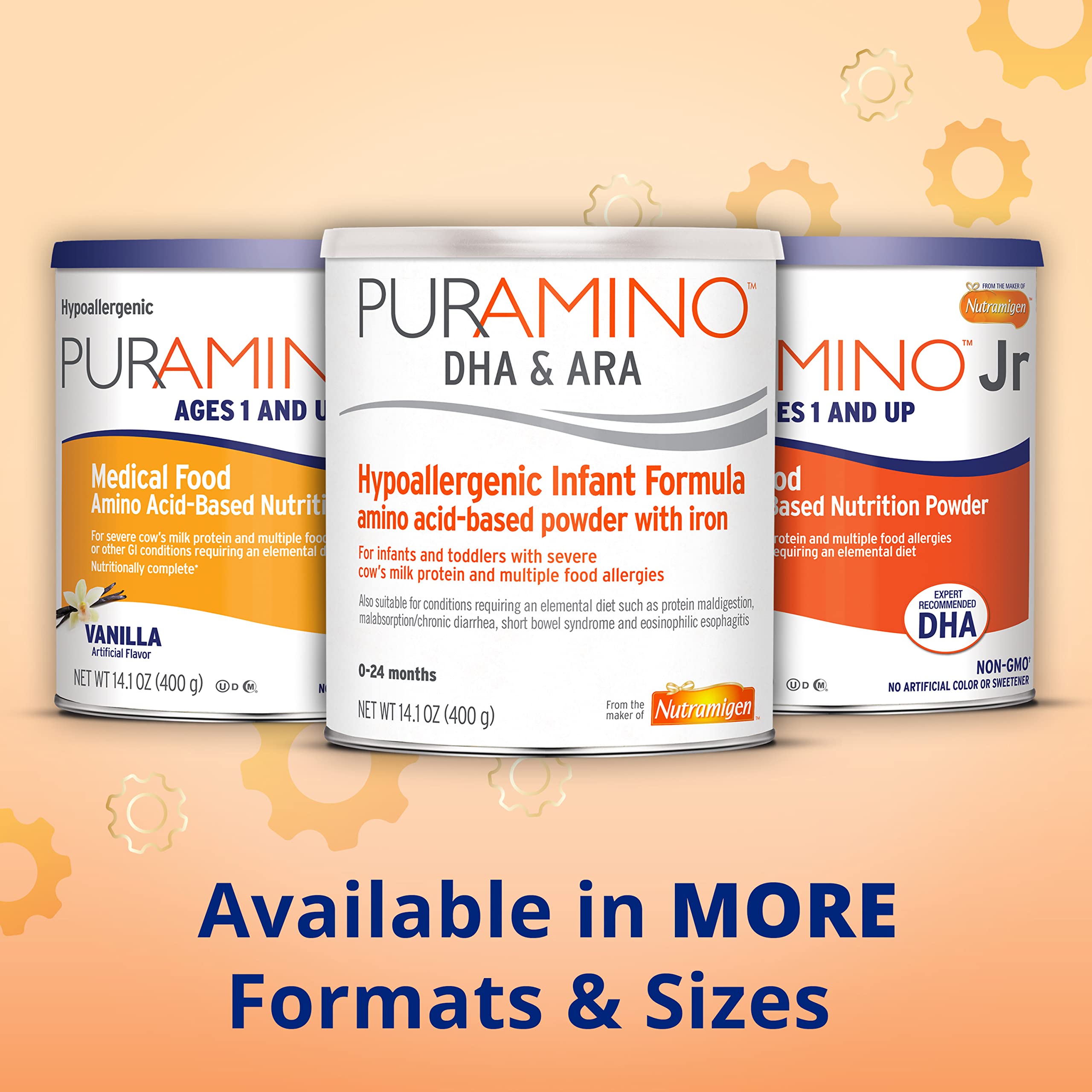 Foto 4 | Bebida Para Niños Pequeños Enfamil Puramino Junior Hipoalergénica 415 Ml - Venta Internacional.