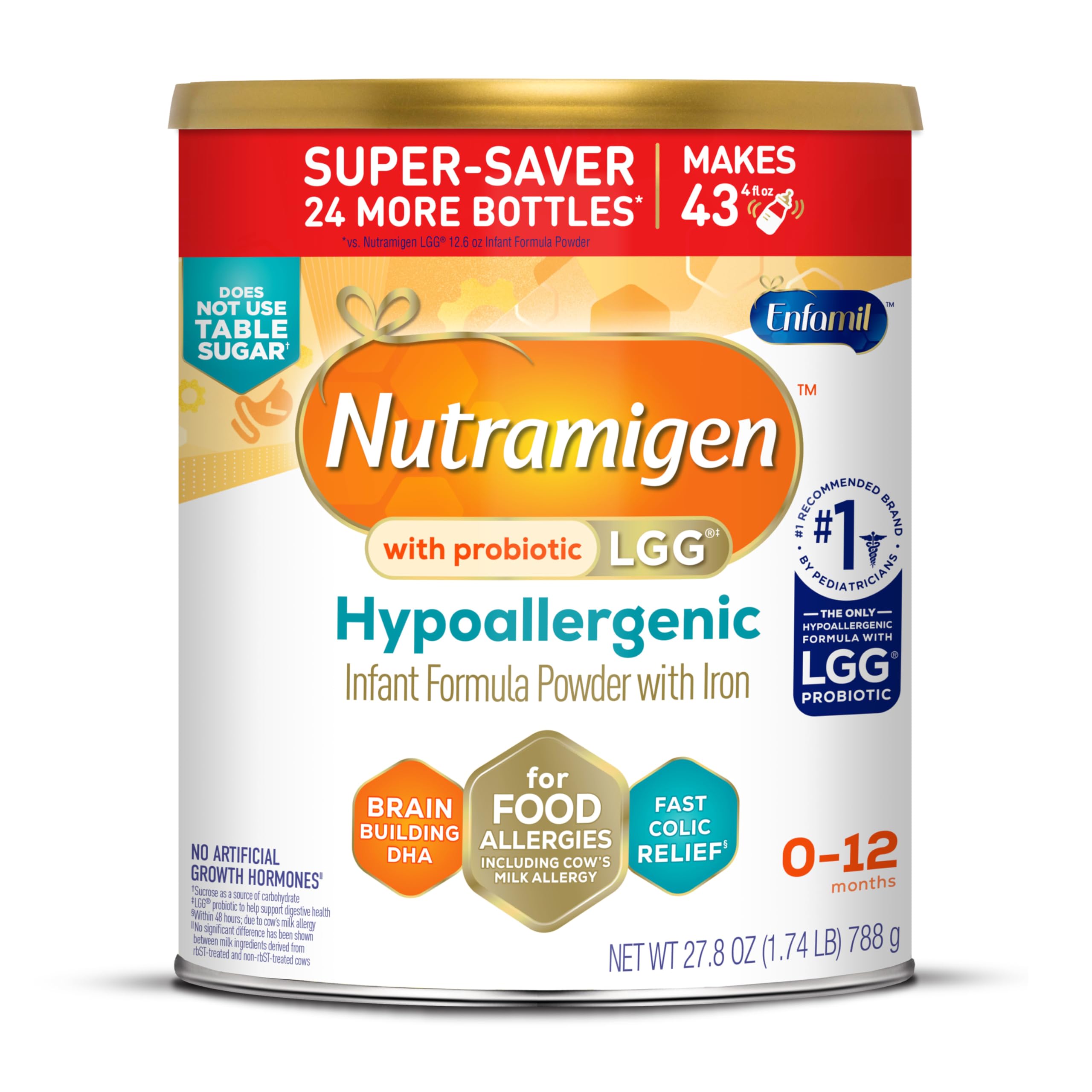 Foto 1 | Fórmula Para Bebés Enfamil Nutramigen Hipoalergénica 820 Ml Con Hierro - Venta Internacional.