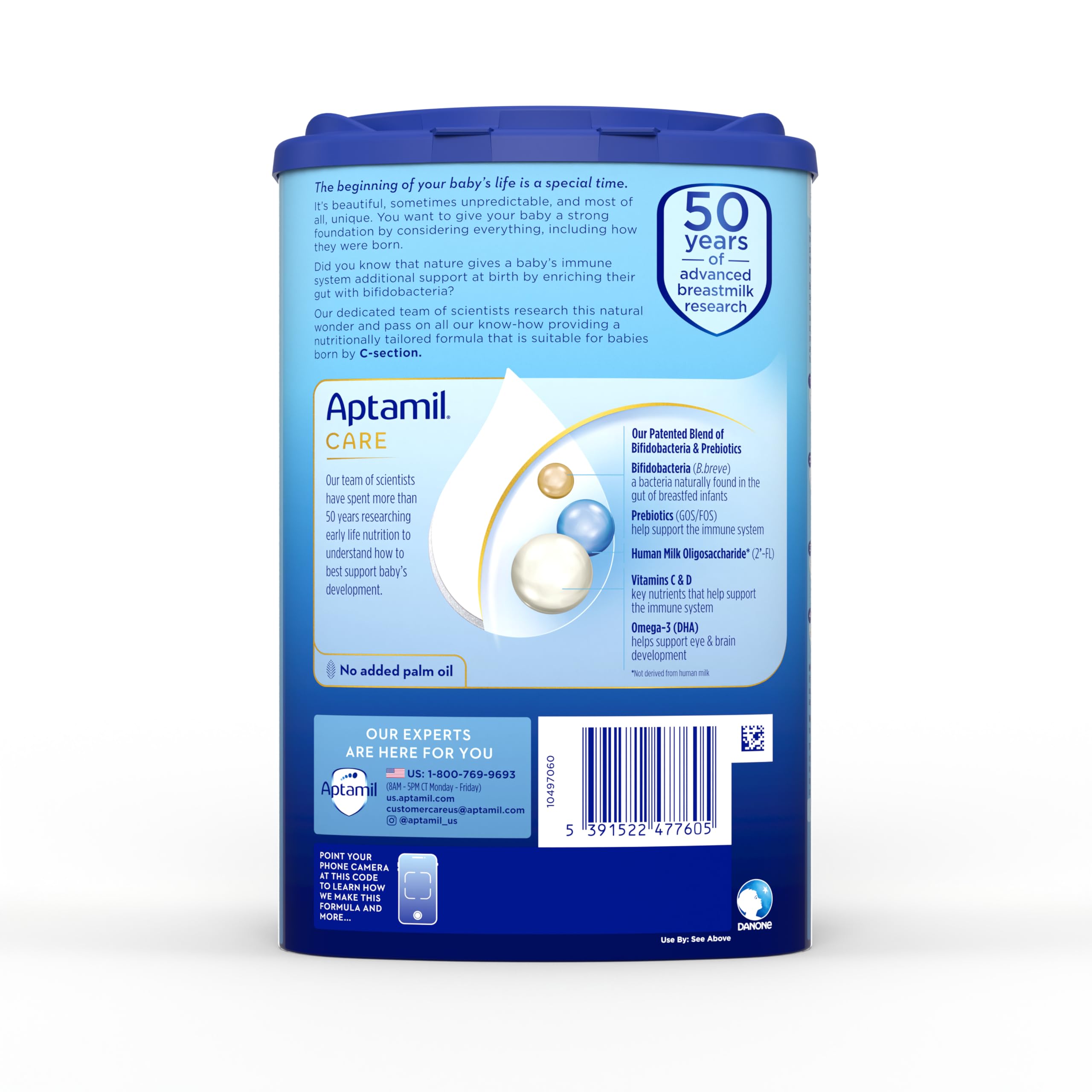 Foto 6 | Fórmula Infantil Aptamil Care Stage 2 A Partir De 6 Meses, 800 G - Venta Internacional.