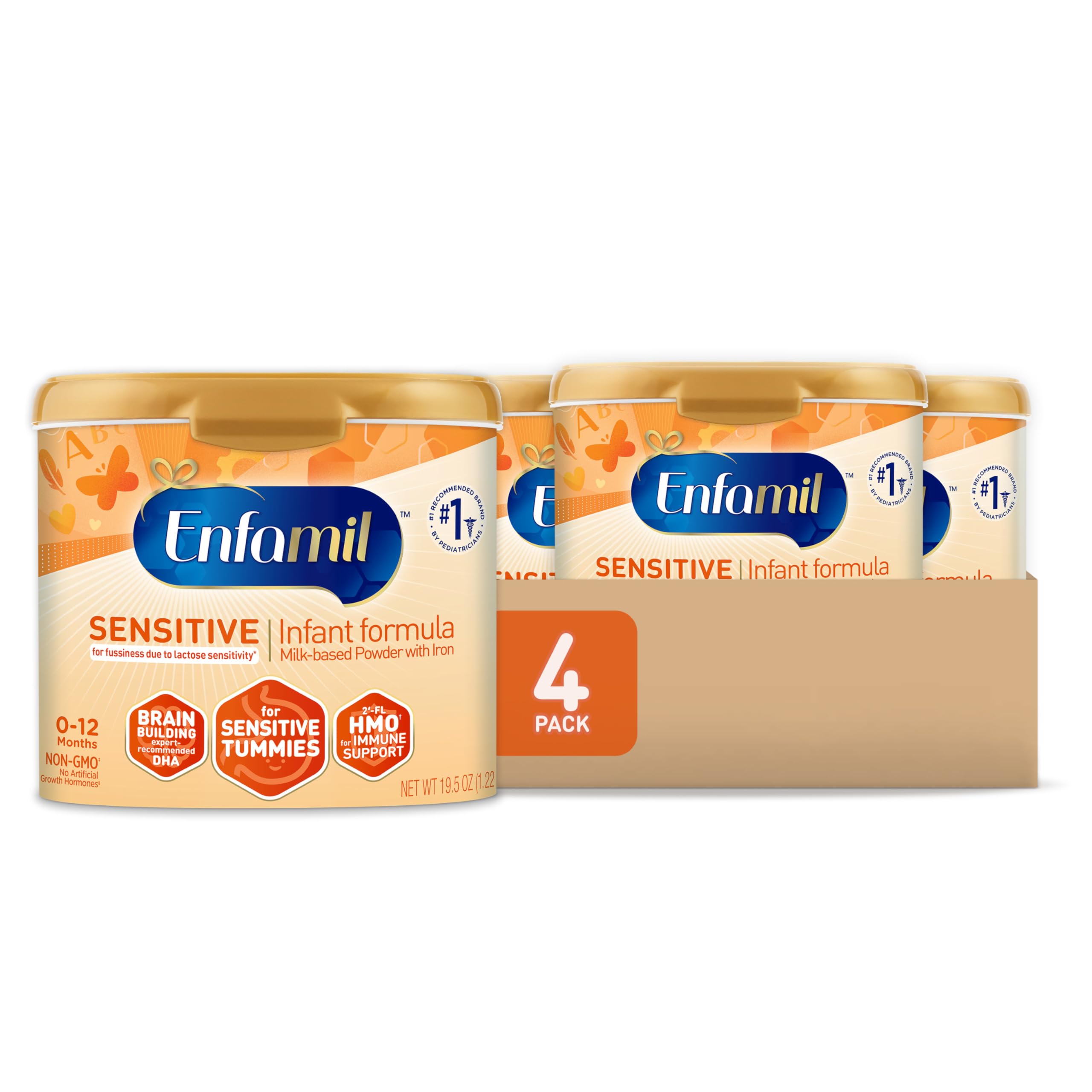 Foto 2 pulgar | Fórmula Para Bebés Enfamil Sensitive Con Dha, Hierro Y Prebióticos De 2,3 Kg - Venta Internacional.