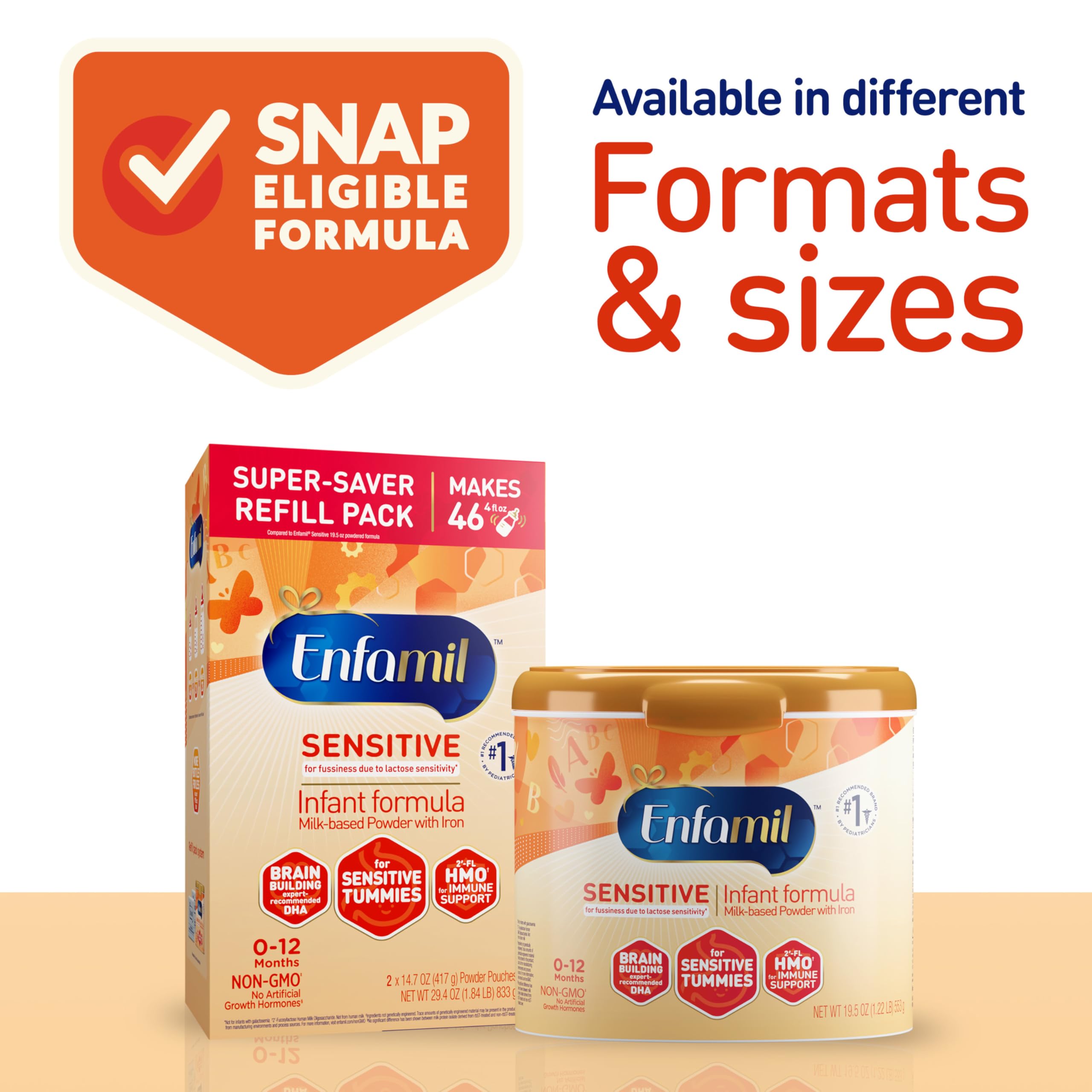 Foto 6 pulgar | Fórmula Para Bebés Enfamil Sensitive Con Dha, Hierro Y Prebióticos De 2,3 Kg - Venta Internacional.