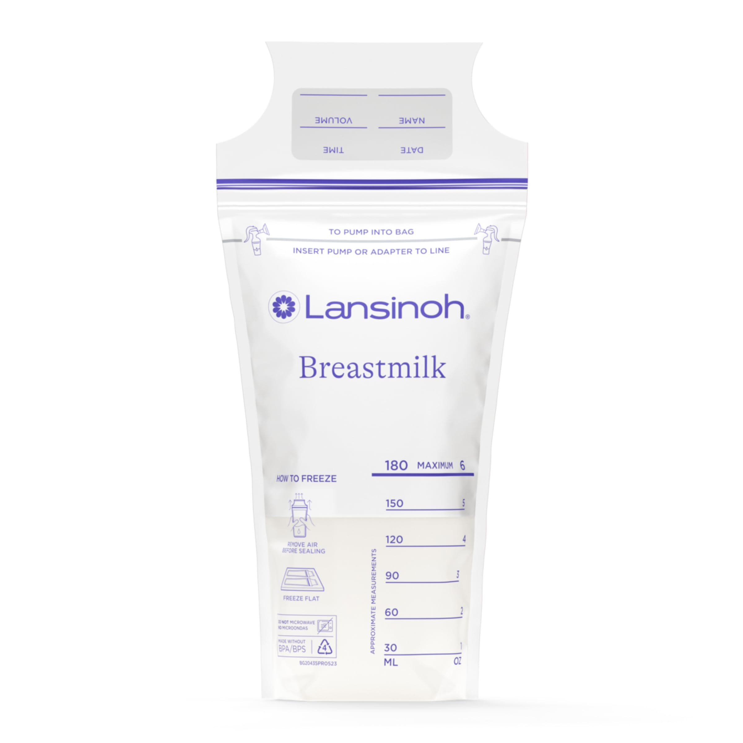 Foto 2 pulgar | Bolsas De Almacenamiento De Leche Materna Lansinoh, Paquete Económico De 200 Unidades, 180 Ml - Venta Internacional.